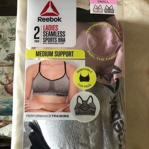NWT. Reebok 2 pack Sports Bras